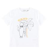 GANT T-shirt - Surf Academy - Hvid