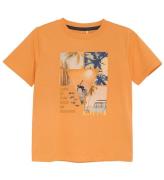 Minymo T-shirt - Mock Orange m. Surfer