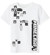 Name It T-Shirt - NkmMazirel Minecraft - Bright White