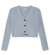 Hust and Claire Cardigan - Strik - Rib - Patricia - Blue Flax