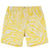 Mads NÃ¸rgaard Shorts - Sea Print Sandrino - Lemon Zest/Birch AOP