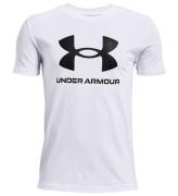 Under Armour T-shirt - Sportstyle Logo - Hvid m. Sort