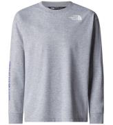 The North Face Bluse - Varsity Graphic Oversize - GrÃ¥ Melange