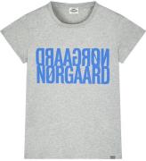 Mads NÃ¸rgaard T-shirt - Tuvina - Light Grey Melange