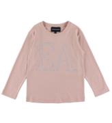 Emporio Armani Bluse - Rose Smoke m. Similisten