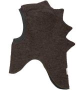 Huttelihut Elefanthue - Uld - 2-lags - Dark Brown Melange