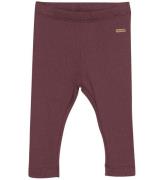 Minymo Leggings - Modal - Rib - Catawba Grape