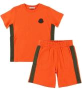 Moncler SÃ¦t - T-shirt/Shorts - Completo - Orange