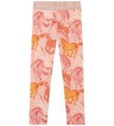 Stella McCartney Kids Leggings - Rosa/Orange m. Heste