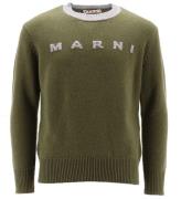 Marni Bluse - Strik - Uld - Deep Lichen Green