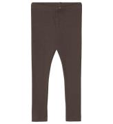 Name It Leggings - Rib - NmfReese - Chocolate Brown