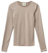 Sofie Schnoor Bluse - Rib - Beige