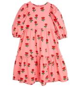 Mini rodini Kjole - Roses AOP Puff - Pink