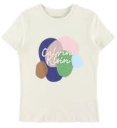 Calvin Klein T-shirt - Multi Colour Graphic - Turtledove