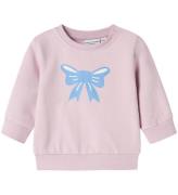 Name It Sweatshirt - NmfVrillie - Winsome Orchid/Bow