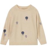 Fliink Bluse - Strik - Alon Balloon - Sandshell