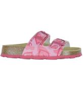 Superfit Sandaler - Fussbettpantoffel - Pink m. Hjerter