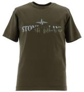 Stone Island T-shirt - Military Green m. Print