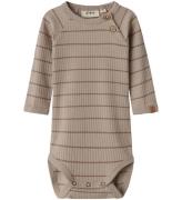 Lil' Atelier Body l/æ - Rib - NbmKail - Pure Cashmere m. Striber