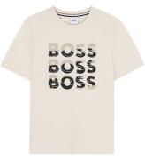 BOSS T-shirt - Sand m. Print