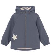 Mini A Ture Softshelljakke m. Fleece - MatAden - Ombre Blue