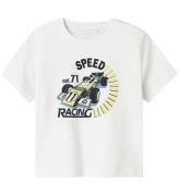 Name It T-shirt - NmmVictor - Bright White/Speed Racing