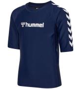 Hummel Badebluse - UV40+ - HmlFiji - Navy Blue