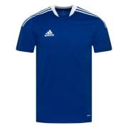 adidas Trænings T-Shirt Tiro 21 - Blå/Hvid