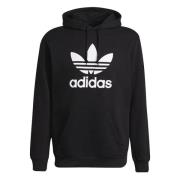 adidas Originals Hættetrøje Trefoil - Sort/Hvid