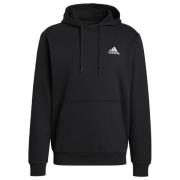 adidas Hættetrøje Essentials Fleece - Sort/Hvid