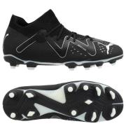 PUMA Future Pro FG/AG Eclipse - Sort/Sølv Børn