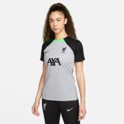 Liverpool Trænings T-Shirt Dri-FIT Strike - Grå/Poison Green/Sort Kvinde