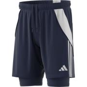 adidas Træningsshorts Tiro 24 2I1 - Mørkeblå/Hvid