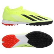 adidas X Crazyfast League TF Solar Energy - Gul/Sort/Hvid